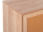 ΜΠΟΥΦΕΣ COLM HM9440.11 ΜΕΛΑΜΙΝΗΣ & ΣΥΝΘΕΤΙΚΟ RATTAN ΣΤΙΣ 4 ΠΟΡΤΕΣ 160x39,5x71Yεκ.