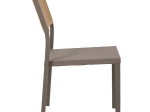 ΚΑΡΕΚΛΑ ΑΛΟΥΜΙΝΙΟΥ ΣΑΜΠΑΝΙ ΜΕ RATTAN & TEXTLINE HM5921.03 46x55,5x83 εκ.