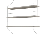 ΡΑΦΙΕΡΑ ΤΟΙΧΟΥ ACHALA ΜΕΛΑΜΙΝΗΣ HM9185.14 SONOMA 60x15x68Y εκ.