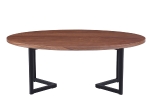 ΤΡΑΠΕΖΙ ΣΑΛΟΝΙΟΥ HM9468.02 MDF ME ΚΑΠΛΑΜΑ ΑΠΟ ΞΥΛΟ ΦΡΑΞΟΥ 120x60x45,5Yεκ.