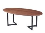 ΤΡΑΠΕΖΙ ΣΑΛΟΝΙΟΥ HM9468.02 MDF ME ΚΑΠΛΑΜΑ ΑΠΟ ΞΥΛΟ ΦΡΑΞΟΥ 120x60x45,5Yεκ.