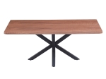 ΤΡΑΠΕΖΙ ΣΑΛΟΝΙΟΥ HM9470.02 MDF ΜΕ ΚΑΠΛΑΜΑ ΞΥΛΟΥ ΚΑΡΥΔΙΑΣ 120x60x45,5Υεκ.