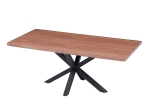 ΤΡΑΠΕΖΙ ΣΑΛΟΝΙΟΥ HM9470.02 MDF ΜΕ ΚΑΠΛΑΜΑ ΞΥΛΟΥ ΚΑΡΥΔΙΑΣ 120x60x45,5Υεκ.