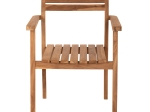 ΠΟΛΥΘΡΟΝΑ ERIETTA ΞΥΛΟ TEAK ΣΤΟΙΒΑΖΟΜΕΝΗ HM9534 ΣΕ ΦΥΣΙΚΟ ΧΡΩΜΑ 60x54x87Y εκ.