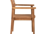 ΠΟΛΥΘΡΟΝΑ ERIETTA ΞΥΛΟ TEAK ΣΤΟΙΒΑΖΟΜΕΝΗ HM9534 ΣΕ ΦΥΣΙΚΟ ΧΡΩΜΑ 60x54x87Y εκ.