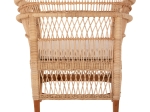 ΠΟΛΥΘΡΟΝΑ MALAWI HM9635.04 ΞΥΛΟ ΜΑΟΝΙ ΕΠΕΝΔΥΣΗ RATTAN ΛΕΥΚΟ ΜΑΞΙΛΑΡΙ ΚΑΘΙΣΜΑΤΟΣ 80x70x86Υεκ.