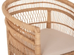 ΠΟΛΥΘΡΟΝΑ MALAWI HM9635.04 ΞΥΛΟ ΜΑΟΝΙ ΕΠΕΝΔΥΣΗ RATTAN ΛΕΥΚΟ ΜΑΞΙΛΑΡΙ ΚΑΘΙΣΜΑΤΟΣ 80x70x86Υεκ.