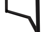 ΤΡΑΠΕΖΙ ΤΡΑΠΕΖΑΡΙΑΣ JAY HM9531 MDF ΚΑΡΥΔΙ-ΜΑΥΡA ΜΕΤΑΛΛΙΚΑ ΠΟΔΙΑ 120x70x76Υεκ.