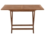ΤΡΑΠΕΖΙ ΤΡΑΠΕΖΑΡΙΑΣ KENDALL ΠΤΥΣΣΟΜΕΝΟ HM9542 TEAK ΣΕ ΦΥΣΙΚΟ ΧΡΩΜΑ 120x80x75Yεκ.