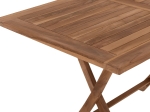 ΤΡΑΠΕΖΙ ΤΡΑΠΕΖΑΡΙΑΣ KENDALL ΠΤΥΣΣΟΜΕΝΟ HM9542 TEAK ΣΕ ΦΥΣΙΚΟ ΧΡΩΜΑ 120x80x75Yεκ.