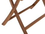 ΤΡΑΠΕΖΙ ΤΡΑΠΕΖΑΡΙΑΣ KENDALL ΠΤΥΣΣΟΜΕΝΟ HM9542 TEAK ΣΕ ΦΥΣΙΚΟ ΧΡΩΜΑ 120x80x75Yεκ.
