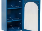 ΜΕΤΑΛΛΙΚΟ ΝΤΟΥΛΑΠΙ ΒΙΤΡΙΝΑ CARIL HM9569.04 ΜΠΛΕ 50x37-40x102Yεκ.
