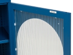 ΜΕΤΑΛΛΙΚΟ ΝΤΟΥΛΑΠΙ ΒΙΤΡΙΝΑ CARIL HM9569.04 ΜΠΛΕ 50x37-40x102Yεκ.