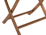 ΤΡΑΠΕΖΙ ΠΟΛΥΓΩΝΟ KENDALL ΠΤΥΣΣΟΜΕΝΟ HM9545 TEAK ΣΕ ΦΥΣΙΚΟ ΧΡΩΜΑ 120x120x75Yεκ.