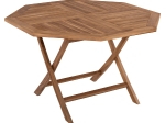 ΤΡΑΠΕΖΙ ΠΟΛΥΓΩΝΟ KENDALL ΠΤΥΣΣΟΜΕΝΟ HM9545 TEAK ΣΕ ΦΥΣΙΚΟ ΧΡΩΜΑ 120x120x75Yεκ.