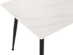 ΤΡΑΠΕΖΙ ΤΡΑΠΕΖΑΡΙΑΣ SINTERED STONE TOM HM8589.02 WHITE MARBLE 120x80x76Y εκ.
