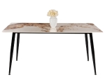 ΤΡΑΠΕΖΙ ΤΡΑΠΕΖΑΡΙΑΣ SINTERED STONE TOM HM8588.03 BROWN-WHITE MARBLE 160x90x76Y εκ.