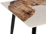 ΤΡΑΠΕΖΙ ΤΡΑΠΕΖΑΡΙΑΣ SINTERED STONE TOM HM8588.03 BROWN-WHITE MARBLE 160x90x76Y εκ.