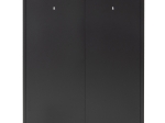 ΜΕΤΑΛΛΙΚΟ ΝΤΟΥΛΑΠΙ ΒΙΤΡΙΝΑ CARIL HM9571.01 ΜΑΥΡΟ 80x37-40x102Y εκ.