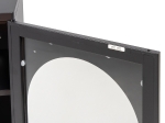 ΜΕΤΑΛΛΙΚΟ ΝΤΟΥΛΑΠΙ ΒΙΤΡΙΝΑ CARIL HM9571.01 ΜΑΥΡΟ 80x37-40x102Y εκ.