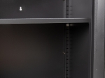 ΜΕΤΑΛΛΙΚΟ ΝΤΟΥΛΑΠΙ ΒΙΤΡΙΝΑ CARIL HM9571.01 ΜΑΥΡΟ 80x37-40x102Y εκ.
