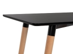 ΤΡΑΠΕΖΙ MINIMAL HM8581.02 ΜΑΥΡΟ MDF-ΠΟΔΙΑ ΟΞΙΑ ΣΕ ΦΥΣΙΚΟ ΧΡΩΜΑ- 120Χ60X74Υεκ.