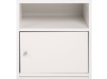 ΚΟΜΟΔΙΝΟ ΜΕΛΑΜΙΝΗΣ MALORY HM2205.05 ΛΕΥΚO 40x40x50Yεκ.