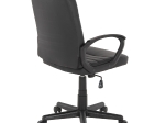 ΚΑΡΕΚΛΑ ΓΡΑΦΕΙΟΥ THEONI HM1189.01 PU ΔΕΡΜΑ ΜΑΥΡΟ ΧΡΩΜΑ 55x65x100Υεκ.