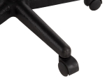 ΚΑΡΕΚΛΑ ΓΡΑΦΕΙΟΥ THEONI HM1189.01 PU ΔΕΡΜΑ ΜΑΥΡΟ ΧΡΩΜΑ 55x65x100Υεκ.