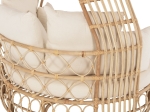 ΚΑΝΑΠΕΣ ΕΞΩΤ.ΧΩΡΟΥ ΣΤΡΟΓΓΥΛΟΣ MARJOM HM9765 ΦΥΣΙΚΟ RATTAN-ΕΚΡΟΥ ΥΦΑΣΜΑ Φ148x287Υεκ.