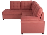ΚΑΝΑΠΕΣ ΚΡΕΒΑΤΙ JADE HM3144.03L ΑΡΙΣΤΕΡΗ ΓΩΝΙΑ ΣΑΠΙΟ ΜΗΛΟ ΒΕΛΟΥΔΟ 250x180x88Υεκ.
