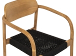 ΠΟΛΥΘΡΟΝΑ OSLO HM9636.02 ΞΥΛΟ TEAK ΦΥΣΙΚΟ & ΜΑΥΡΟ ΣΧΟΙΝΙ 55x54x80Y εκ.