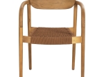 ΠΟΛΥΘΡΟΝΑ OSLO HM9636.01 ΞΥΛΟ TEAK ΦΥΣΙΚΟ & ΚΑΦΕ ΣΧΟΙΝΙ 55x54x80Y εκ.