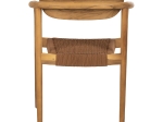 ΠΟΛΥΘΡΟΝΑ OSLO HM9636.01 ΞΥΛΟ TEAK ΦΥΣΙΚΟ & ΚΑΦΕ ΣΧΟΙΝΙ 55x54x80Y εκ.