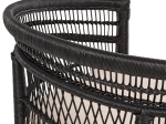 ΠΟΛΥΘΡΟΝΑ MALAWI HM9635.03 ΞΥΛΟ ΜΑΟΝΙ ΜΕ RATTAN ΜΑΥΡΟ-ΛΕΥΚΟ ΜΑΞΙΛΑΡΙ 80x70x86Υεκ.