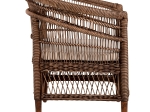 ΠΟΛΥΘΡΟΝΑ MALAWI HM9635.01 ΞΥΛΟ ΜΑΟΝΙ ΜΕ RATTAN ΚΑΦΕ-ΛΕΥΚΟ ΜΑΞΙΛΑΡΙ 80x70x86Υεκ.