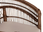 ΠΟΛΥΘΡΟΝΑ MALAWI HM9635.01 ΞΥΛΟ ΜΑΟΝΙ ΜΕ RATTAN ΚΑΦΕ-ΛΕΥΚΟ ΜΑΞΙΛΑΡΙ 80x70x86Υεκ.