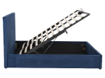 ΚΡΕΒΑΤΙ ALLIE HM584.18 160Χ200 ΜΕ ΑΠΟΘΗΚΕΥΤΙΚΟ ΧΩΡΟ-ΜΠΛΕ ΒΕΛΟΥΔΟ