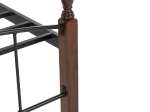 ΚΡΕΒΑΤΙ MAKAI ΜΕΤΑΛΛΟ ΞΥΛΟ ΚΑΡΥΔΙ ΣΤΡΩΜΑ 120X200 HM668