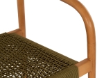 ΠΟΛΥΘΡΟΝΑ OSLO HM9636.05 ΞΥΛΟ TEAK ΦΥΣΙΚΟ & ΠΡΑΣΙΝΟ ΣΧΟΙΝΙ 55x54x80Yεκ.