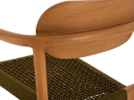 ΠΟΛΥΘΡΟΝΑ OSLO HM9636.05 ΞΥΛΟ TEAK ΦΥΣΙΚΟ & ΠΡΑΣΙΝΟ ΣΧΟΙΝΙ 55x54x80Yεκ.