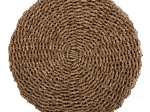 ΣΚΑΜΠΟ BEAM HM7827 ΞΥΛΟ ΤΕΑΚ ΚΑΙ SEAGRASS ΣΕ ΦΥΣΙΚΟ & ΜΑΥΡΟ Φ43x45Yεκ.