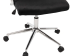 ΚΑΡΕΚΛΑ ΓΡΑΦΕΙΟΥ JOSEF HM1181.04 ΜΑΥΡΟ ΒΕΛΟΥΔΟ-INOX ΒΑΣΗ 58x61x105-113Yεκ.