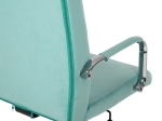 ΚΑΡΕΚΛΑ ΓΡΑΦΕΙΟΥ JOSEF HM1181.08 ΜΕΝΤΑ ΒΕΛΟΥΔΟ-INOX ΒΑΣΗ 58x61x105-113Yεκ.