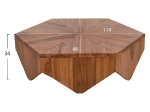ΤΡΑΠΕΖΙ ΣΑΛΟΝΙΟΥ HEXAGON HM9790 ΞΥΛΟ ΤΕΑΚ ΣΕ ΦΥΣΙΚΟ 114x99x34Yεκ.