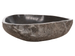 ΝΙΠΤΗΡΑΣ STONE SINK ΛΑΞΕΥΜΕΝΗ ΠΕΤΡΑ ΓΚΡΙ ΑΠΟΧΡΩΣΗ HM4193 55x44x16Υ εκ.