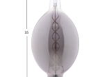 ΛΑΜΠΤΗΡΑΣ LED FILAMENT 8W E27 3000K SMOKE DIMMABLE HM4051.03