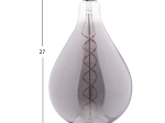 ΛΑΜΠΤΗΡΑΣ LED FILAMENT 8W E27 3000K SMOKE COLOR DIMMABLE  HM4052.03