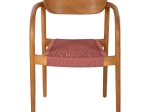 ΠΟΛΥΘΡΟΝΑ OSLO HM9636.06 ΞΥΛΟ TEAK ΦΥΣΙΚΟ & ΡΟΖ ΣΧΟΙΝΙ 55x54x80Yεκ.