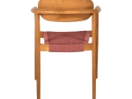 ΠΟΛΥΘΡΟΝΑ OSLO HM9636.06 ΞΥΛΟ TEAK ΦΥΣΙΚΟ & ΡΟΖ ΣΧΟΙΝΙ 55x54x80Yεκ.